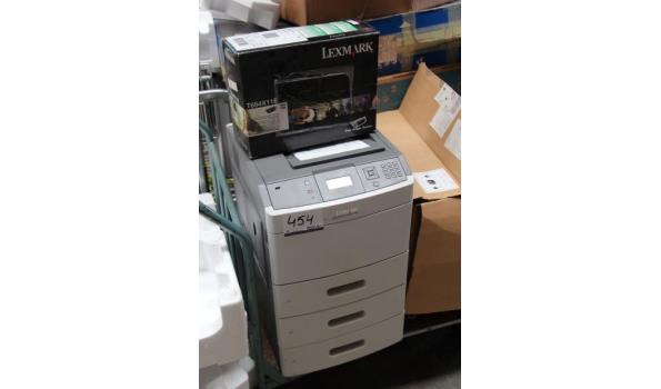 All-in one printer LEXMARK T652n  zonder stroomkabels + toner LEXMARK T654X11E